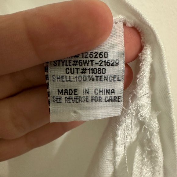 White Button-Down Top - Picture 6 of 7